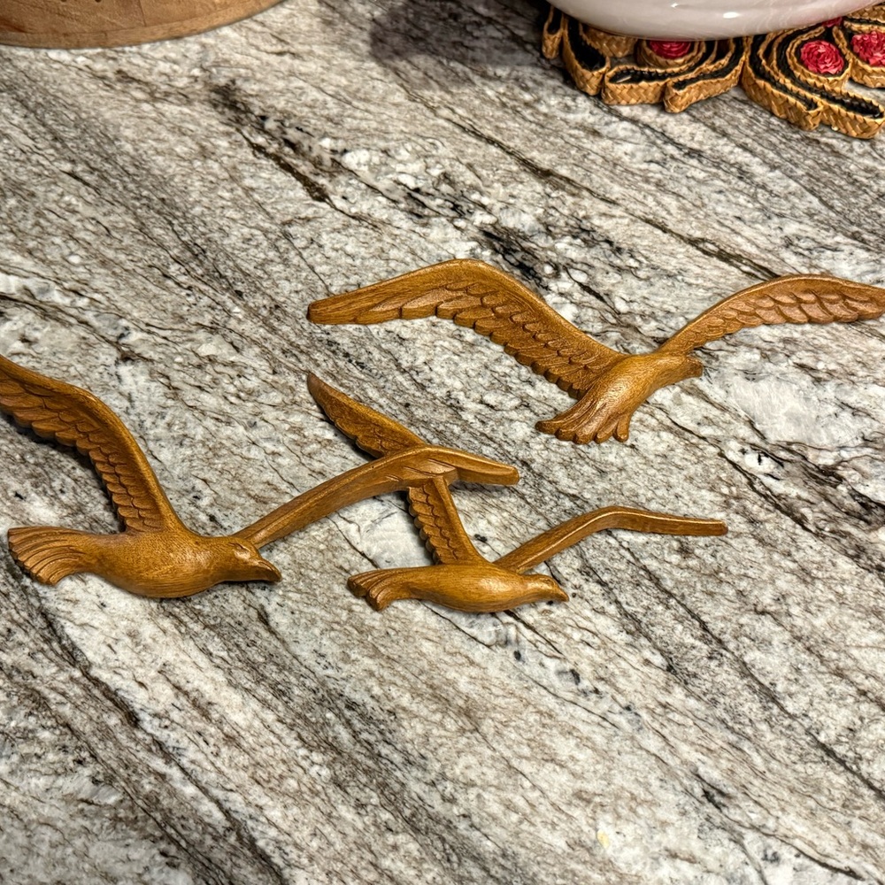 Vintage Mid-Century Birds - Wall Art - Birds in Flight